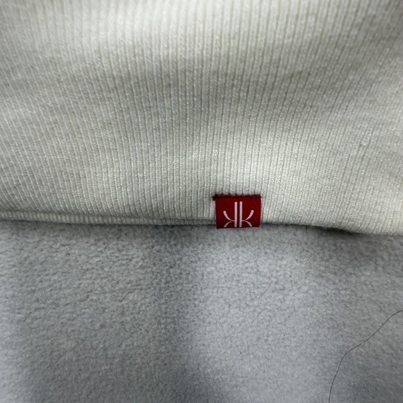 Krimson Klover Sweatshirt Womens XL Cream Sherpa Fleece Teddy Crewneck Pullover - Picture 3 of 11